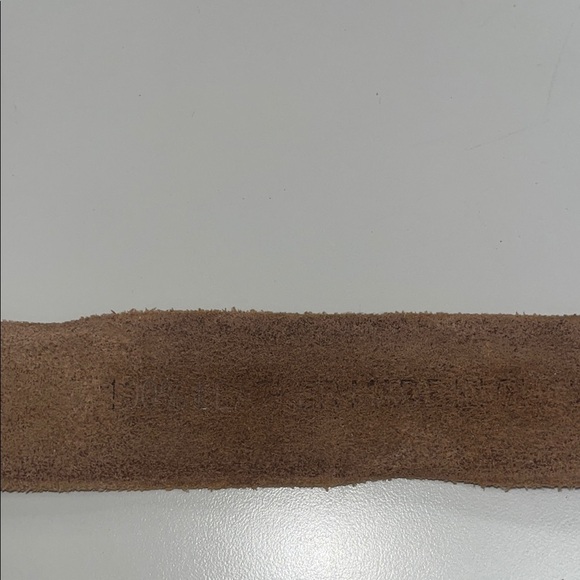 Men's Brown Leather Belt / 47” inch preowned - Picture 5 of 8